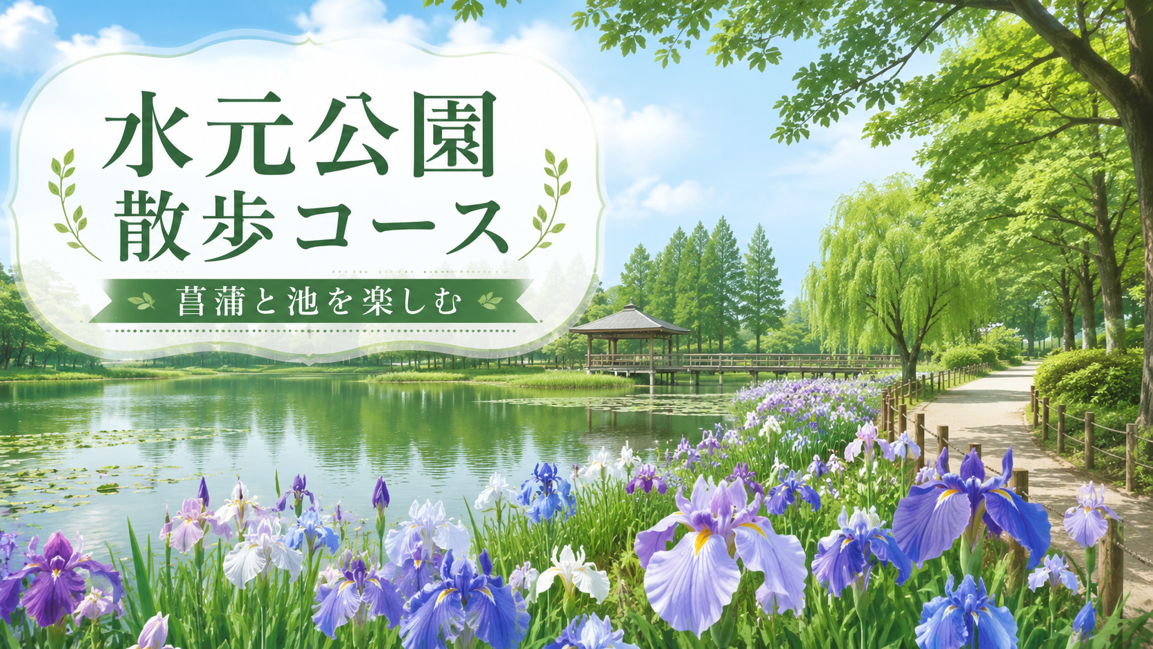 水元公園　散歩コース｜金町駅からバスで行く緑と水辺の半日さんぽ