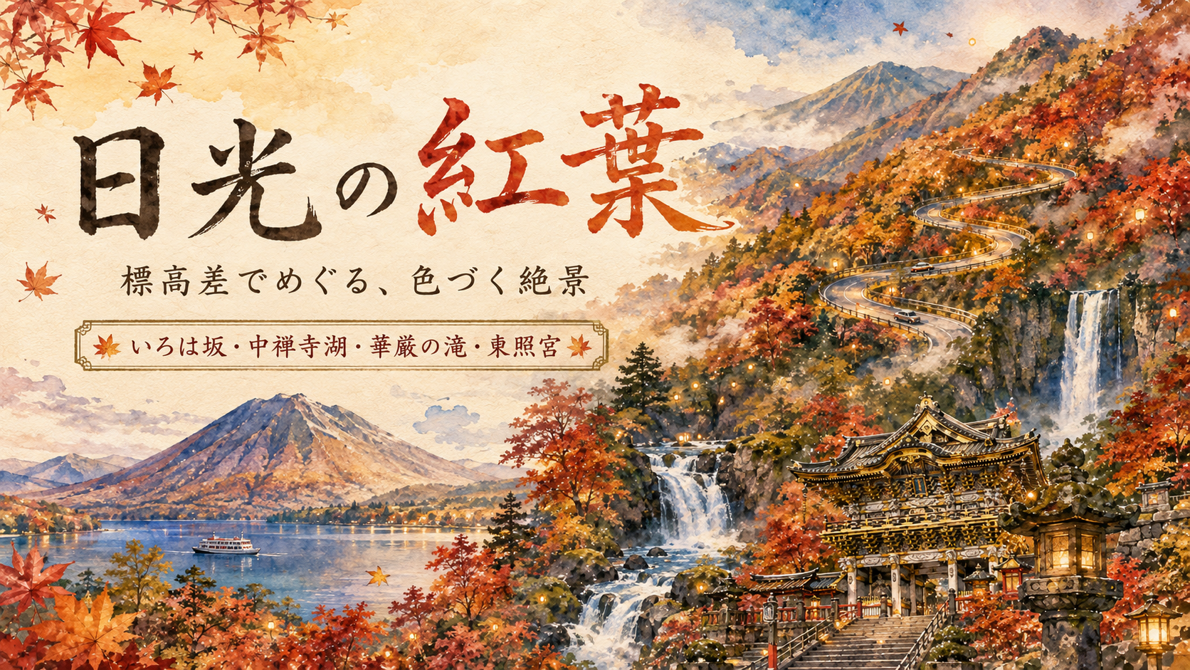 日光の紅葉を楽しむ｜いろは坂・中禅寺湖の見頃と渋滞を避けるコツ