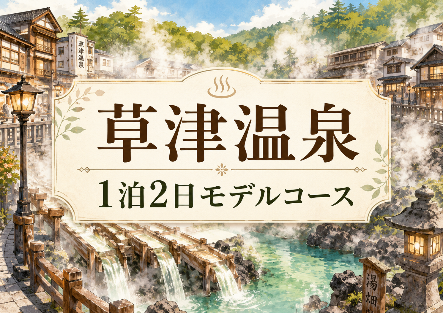 草津温泉で1泊2日|湯畑と名湯を満喫する大人の温泉旅